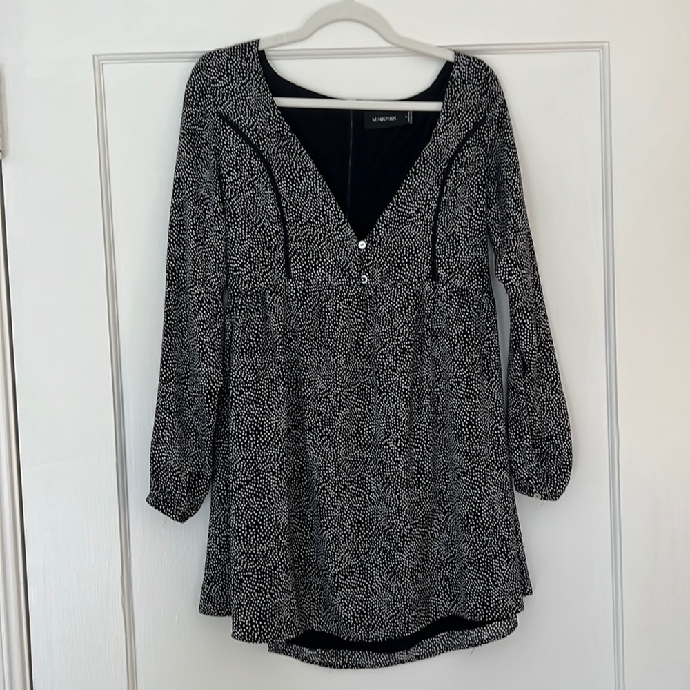 Minkpink polka dot dress